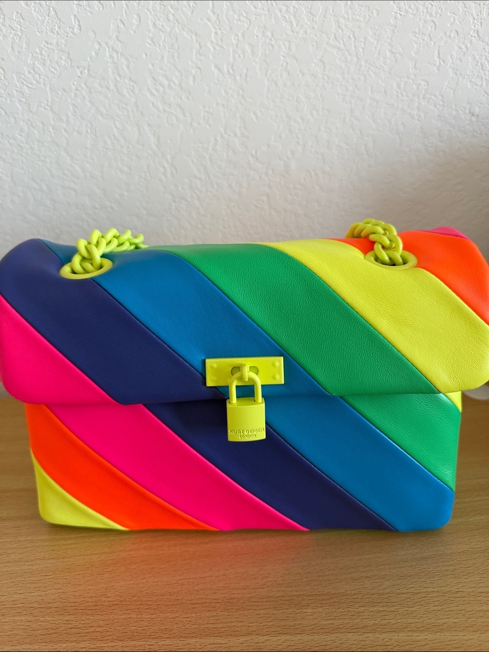 Kurt Geiger - Neon Multicolor KGL Brixton Lock Bag